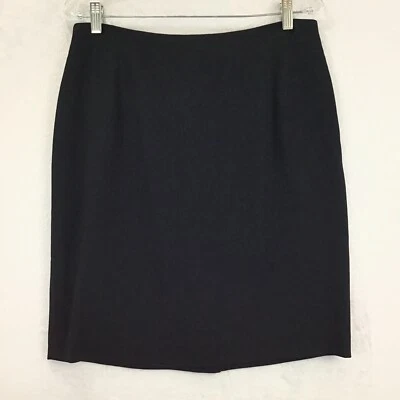 Garfield & Marks / Falda de Carrera Recta Lápiz Forrada Negra Y2K / Talla Pequeña 14 Foto 1 de 4