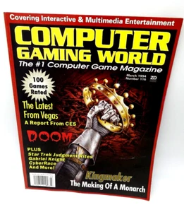 Computer Gaming World Magazine #116 March 1994 Original Doom Review & Star Trek - Picture 1 of 10