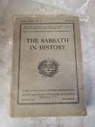 1912 The Sabbath In History Andrews & Conradi Berean Library No. 6 Vtg Paperback