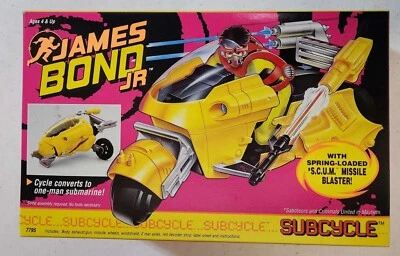 James Bond Jr = James Bond Junior = Subcycle = 孩之宝 = 完好带盒 — 第 1/2 张图片