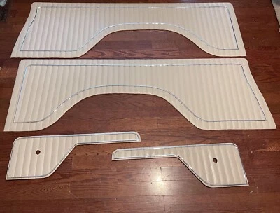 Inserciones de puerta paneles traseros de repuesto personalizados interiores Ford Bronco 78-79 beige Foto 1 de 4