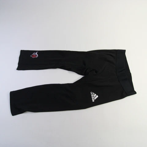 Rutgers Scarlet Knights adidas Techfit Compression Pants Women's Black Used Cover