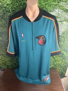 Camiseta de Tiro NBA Detroit Pistons Equipo de Baloncesto Emitida Verde Azulado 1/4 Cremallera Talla 3XL - Imagen 1 de 6