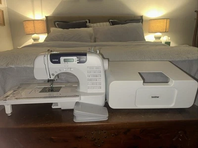 Brother CS6000I Computerized Sewing Machine with Wide Table - Image 1 of 4
