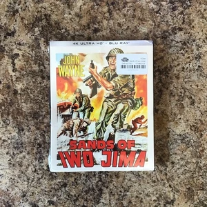 Sands of Iwo Jima (4K Ultra HD + Blu-ray + Slipcover, 1949) Factory Sealed - Foto 1 di 2