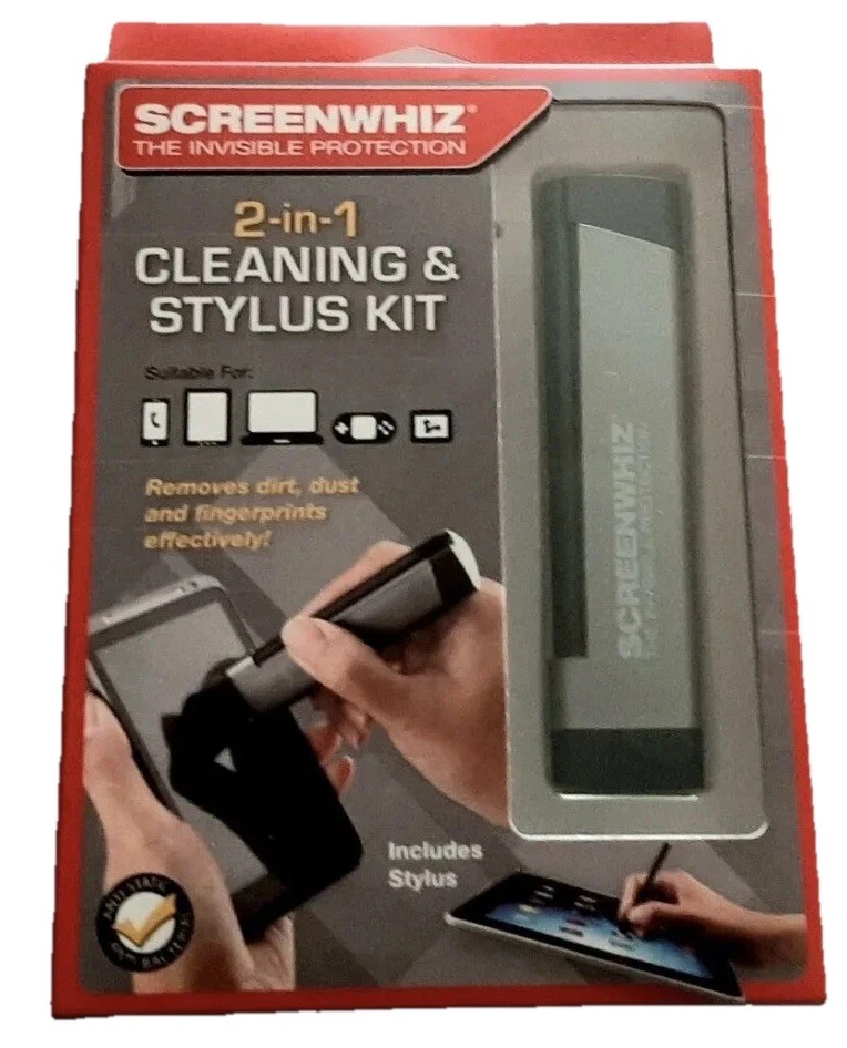 Kit de limpieza y lápiz óptico Screenwhiz 2 en 1." La protección invisible ". Foto 1 de 2
