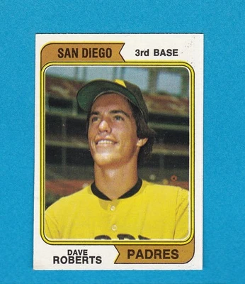 Juego de béisbol Topps Break 309 1974 Dave Robert Padres casi nuevo+ Foto 1 de 2