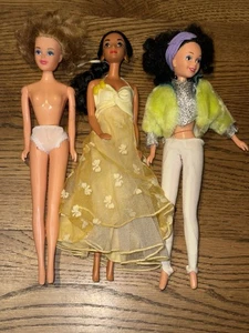 Lot Of 3 Vintage Disney Store Classic Princess Dolls - Picture 1 of 13