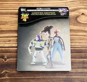 TOY STORY 4 4K+BLU-RAY Best Buy Steelbook Limited Edition OOP Ships Boxed Disney - Picture 1 of 8