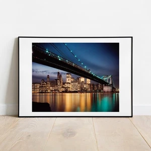 Art print Photo Downtown Manhattan New York poster gallery wall art decor - Picture 1 of 9