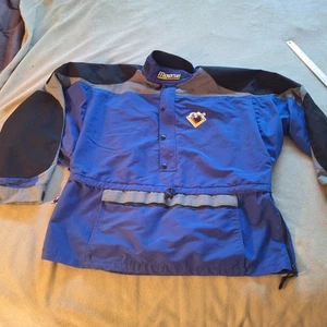 Vintage Moose Racing Off Road Jacket Mens Medium Blue Made In USA Pullover Gear - Picture 1 of 11