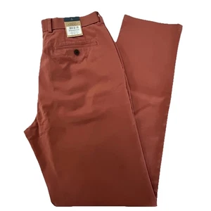 Charles Tyrwhitt Men's Chinos 34x34 Classic Fit Non-Iron Rust Cotton NWT - Picture 1 of 9