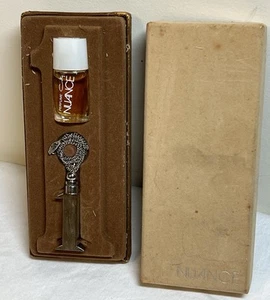 Seltener Vintage 70er Jahre Coty Nuance #1 Parfum Flakon Halskette in Original Box - Bild 1 von 8