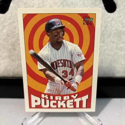 1992 Topps Kids - Kirby Puckett #109 - Image 1 of 2