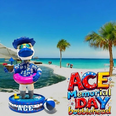 ACE Toronto Blue Jays Memorial Day Mascot Exclusive #72 MLB Bobblehead - Image 1 of 4