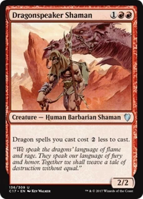 1x DRAGONSPEAKER SHAMAN - Scourge/Commander - MTG - Magic the Gathering - Image 1 of 4