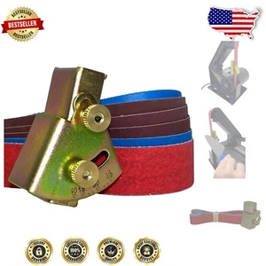 Precision Knife Sharpening Angle Guide with 6 Assorted 1X30 Belts - Ultimate ... - Picture 1 of 11