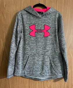 Under Armour Women's Heather Gray / Hot Pink Hoodie - Size: Medium - Bild 1 von 3