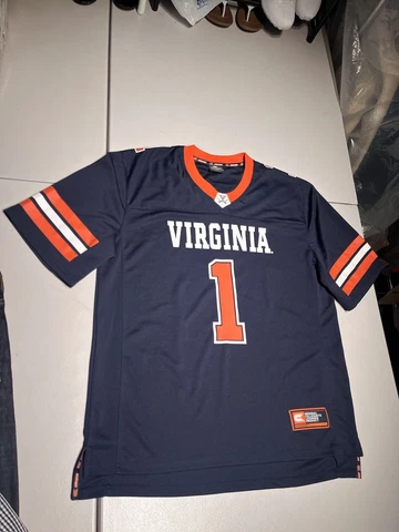 Vintage Virginia Cavaliers Jersey Men's XL Blue Colosseum Team Sports Football Cover