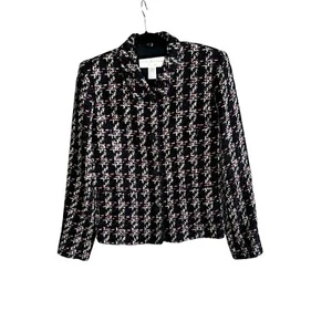 Doncaster Black Gray and Red Tweed Classic Blazer - Picture 1 of 9