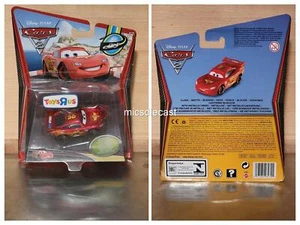 CARS 2 DISNEY PIXAR ERROR LIGHTNING MCQUEEN METALLIC TOYS R US EXCLUSIVE NIP - Picture 1 of 4