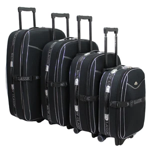Ryanair Easy jet 2 Wheel Expandable Cabin Hand Luggage Suitcase Trolley Case Bag - Picture 1 of 30