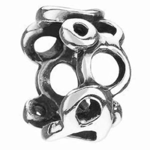 Cuentas espaciadoras circulares Chamilia PA53 de plata de ley - se adapta a Pandor, Trolbeads - NUEVO - Imagen 1 de 1