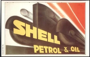 Modern Postcard: 1928 SHELL OIL & PETROL Advert. Free UK Postage - Picture 1 of 1