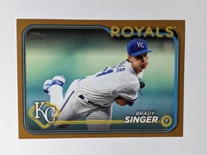 2024 Topps Series 1 - Brady Singer Gold Parallel /2024 Kansas City Royals - Picture 1 of 2