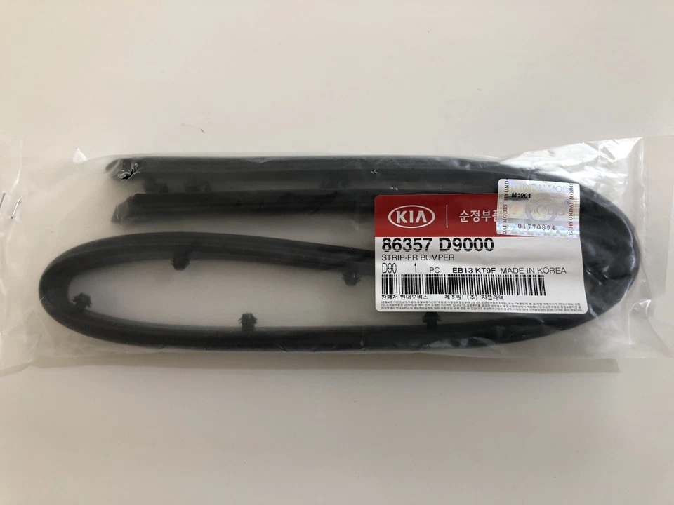 Tira de sellado de parachoques delantero protector de mira moldura de goma 2017-2021 Sportage genuino Foto 1 de 1