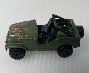 Mattel Hot Wheels CJ7 Green Jeep Malesia anni '80 auto giocattolo d'epoca - Foto 1 di 5