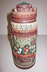 Vintage WEST GERMANY Stein - LIFE IS A DICE GAME (Translated) Unknown Markings - Picture 1 of 6