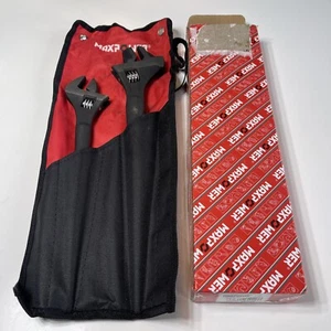 Maxpower Schwerlast weit offen verstellbarer Schraubenschlüssel Set. 2 teiliges Kitbag Set. - Bild 1 von 6
