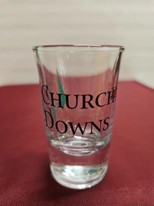 Vintage Churchill Downs Twin Spires Shot Glass Pre-owned (JK) - Picture 1 of 9
