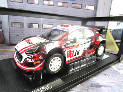 FORD Puma WRC Rallye Latvia 2024 Rally1 Hybrid #22 Sesks S1809507 Solido 1:18 - Bild 1 von 4