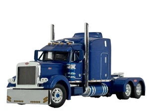 1/64 DCP BLUE PETERBILT 379 W/ 63" MID ROOF SLEEPER W/ WHALE TAIL - Picture 1 of 6