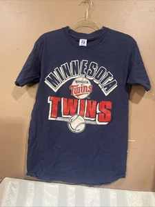 Vintage Minnesota Twins T-Shirt Size Medium Logo Seven Single Stitch - Picture 1 of 6