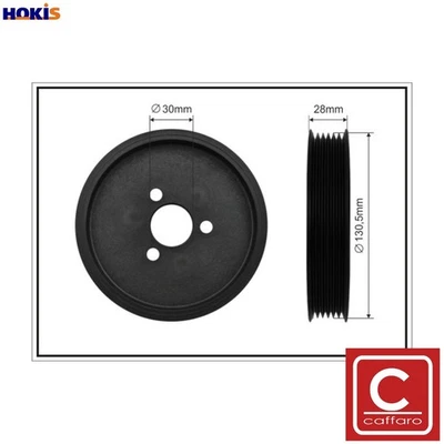 BELT PULLEY POWER STEERING PUMP 500346 FOR BMW 7/E38 Z3/Roadster/E36 X3/SAV - Image 1 of 4