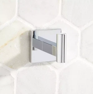 Signature Hardware Hibiscus Robe Hook, Polished Chrome - Bild 1 von 1