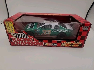 Ken Schrader #33 APR 1997 1/24 Racing Champions Nascar Diecast Collectable Car - Image 1 of 4