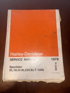 1970 1971 1972 1978 Harley Davidson Sportster XL XLH XLCH-1000 Service Manual - Picture 1 of 8