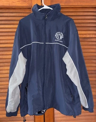 MATCO Tools Good As Gold Blue Windbreaker Jacket Adult Size Large - Image 1 of 4