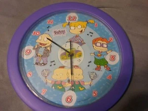 1999 Nickelodeon Rugrats Talking Wall Clock - Picture 1 of 1