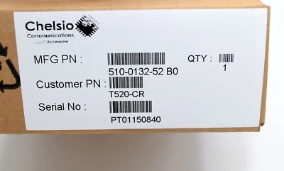 Chelsio T520-CR High Performance Dual Port 10GbE Unified Wire Adapter Brand New - Image 1 of 4