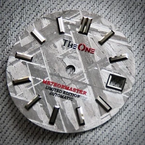 Dial Maker Dial - Grey/Natural Meteorite Dial For Seiko mod dial - Picture 1 of 5