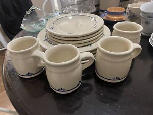 Roseville Ohio  Pottery Plates And Cups