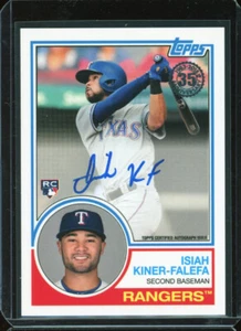 2018 Topps ISIAH KINER-FALEFA rookie RC autograph AUTO blue jays - Picture 1 of 2