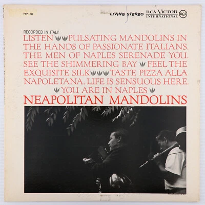 Gino Del Vescovo & His Mandolins "Neapolitan Mandolins" 1961 Stereo LP FSP - 100 - Image 1 of 4