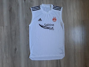Aberdeen Fußball Shirt ärmellos Adidas Trikot Weste weiß Schottland S EA2509 - Bild 1 von 5