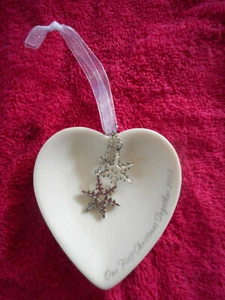 Hallmark Ornament Our First Christmas Together 2012 Porcelain Heart - Brand New! - Picture 1 of 5